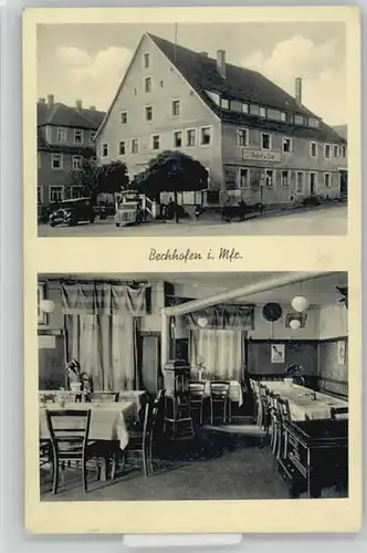 Bechhofen Mittelfranken Gasthaus zur Post / Bechhofen /Ansbach LKR