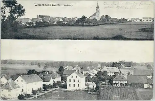 Weidenbach Mittelfranken Weidenbach Mittelfranken  x 1917 / Weidenbach /Ansbach LKR