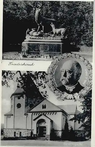 Friedrichsruh Aumuehle Friedrichsruh Hamburg Otto von Bismarck Gruftkapelle * / Aumuehle /Herzogtum Lauenburg LKR