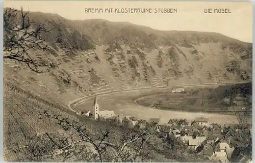 Bremm Mosel Klosterruine Stubben * / Bremm /Cochem-Zell LKR