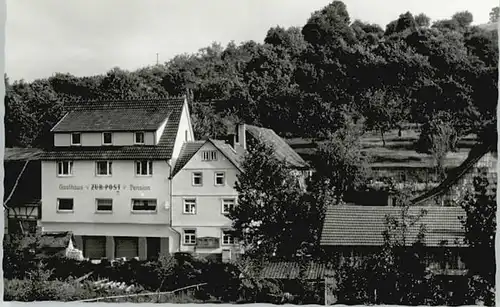 Glattbach Odenwald Gasthaus Pension zur Post *