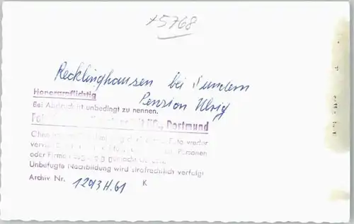 Recklinghausen Sundern Pension Ulrig *