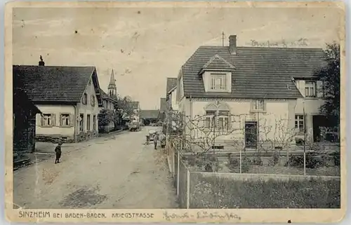 Sinzheim Kriegstrasse *