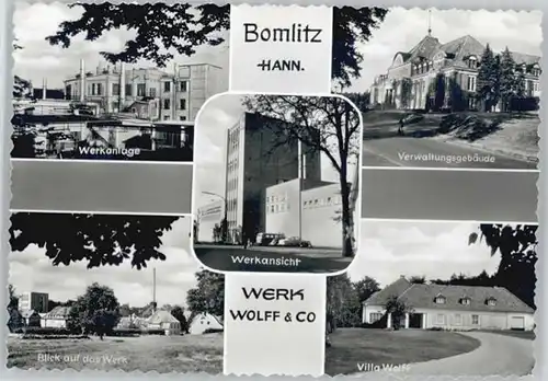 Bomlitz Werk Wolff & Co Villa Wolff Verwaltungsgebaeude *