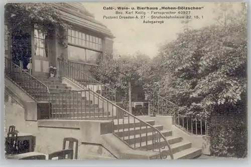 Doelzschen Doelzschen Hohen-Doelzschen Cafe Weinhaus Bierhaus x / Dresden /Dresden Stadtkreis