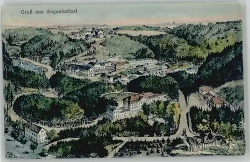 Liegau-Augustusbad KuenstlerP. Schulze *
