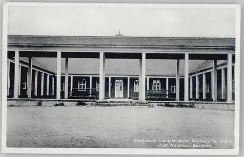 Wendisch Buchholz Wendisch Buchholz Pestalozzi Landschulheim Hermsdorfer Muehle * / Maerkisch Buchholz Spreewald /Dahme-Spreewald LKR