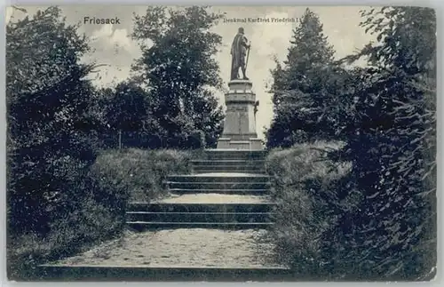 Friesack Friesack Denkmal Kurfuerst Friedrich I. x / Friesack /Havelland LKR