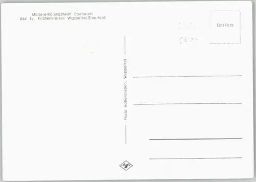 Oberwiehl Muettererholungsheim *