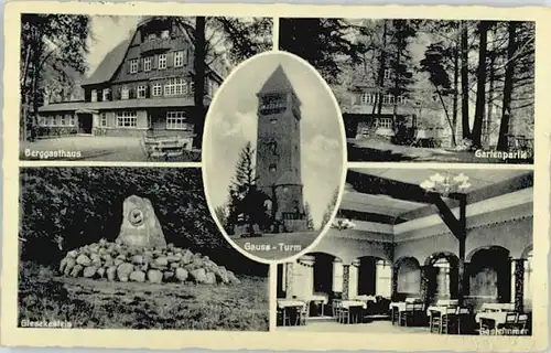 Dransfeld Gaussturm Glesekestein Berggasthof auf dem Hohen Hagen x