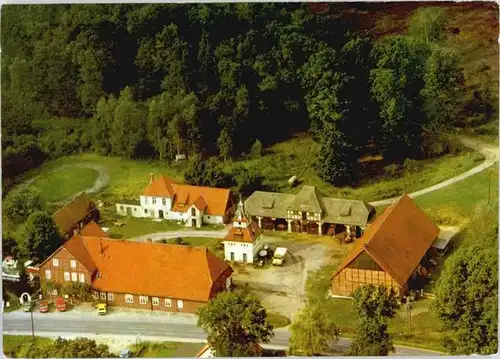 Unterluess Fliegeraufnahme Pension Reiterhof Zum Lotharstein *