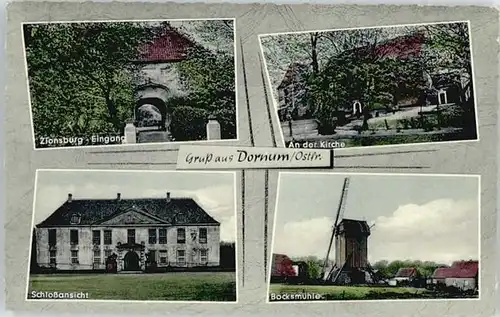 Dornum Ostfriesland Dornum Zionsburg Bocksmuehle x / Dornum /Aurich LKR