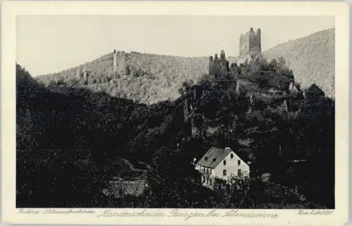 Manderscheid Eifel Manderscheid Eifel Burgen * / Manderscheid /Bernkastel-Wittlich LKR