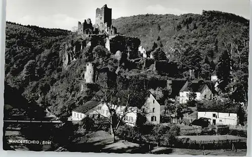 Manderscheid Eifel Manderscheid Eifel Niederburg Burg Cafe * / Manderscheid /Bernkastel-Wittlich LKR