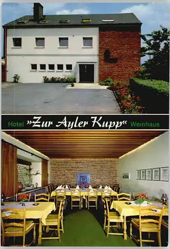 Ayl Saar Ayl Saar Hotel Weinhaus Zur Ayler Kupp * / Ayl /Trier-Saarburg LKR