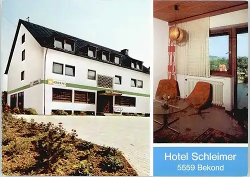 Bekond Bekond Hotel Restaurant Marlies Schleimer * / Bekond /Trier-Saarburg LKR