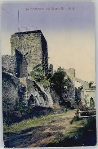 Neustadt Harz Neustadt Harz Ruine Hohnstein * / Neustadt Harz /Nordhausen LKR