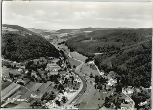 St Thomas Eifel St Thomas Eifel Fliegeraufnahme * / Sankt Thomas /Eifelkreis Bitburg-Pruem LKR