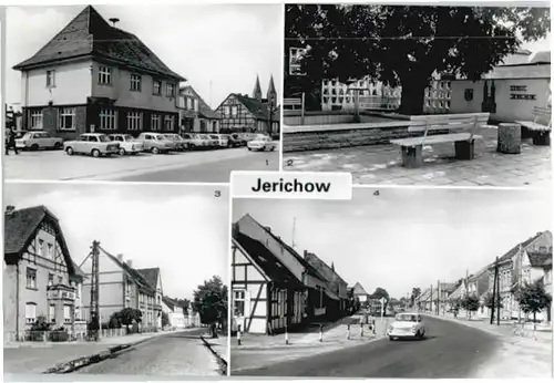 Jerichow Raststaette Zur guten Quelle Springbrunnen Bahnhofstrasse Lindenstrasse *