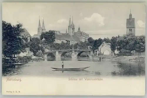 Merseburg Saale Waterloobruecke *