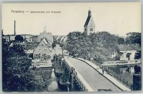 Merseburg Saale Waterloobruecke *