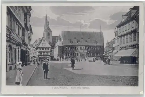 Quedlinburg Markt Rathaus *