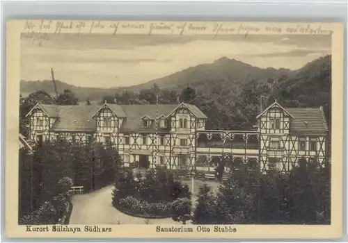 Suelzhayn Sanatorium Otto Stubbe x