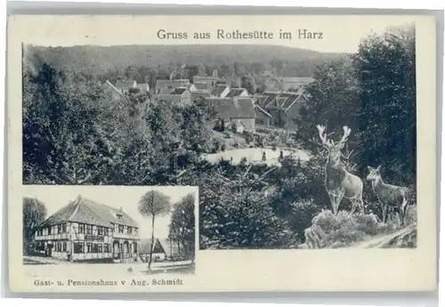 Rothesuette Gasthaus Pension Aug. Schmidt x