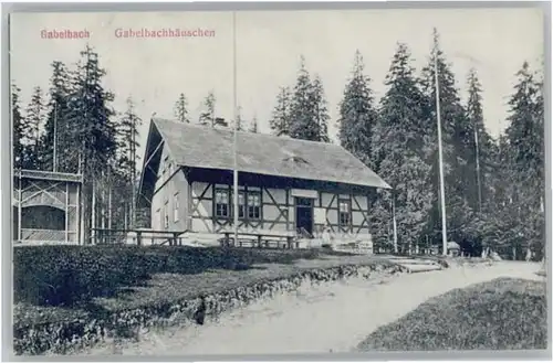 Gabelbach Thueringen Gabelbachhaeuschen *