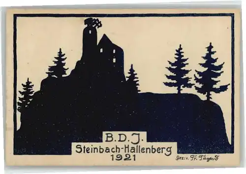 Steinbach-Hallenberg Kuenstler Tr. Tuegend *