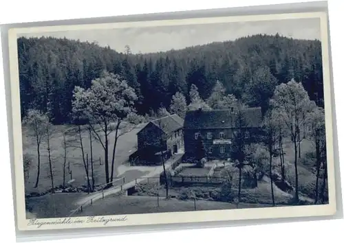 Hermsdorf Thueringen Gasthaus Ziegenmuehle Zeitzgrund *