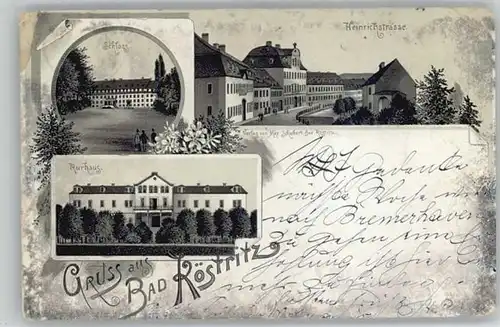 Bad Koestritz Schloss Kurhaus Heinrichstrasse x
