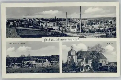 Muenchenbernsdorf Muenchenbernsdorf Schloss Waldschloesschen * / Muenchenbernsdorf /Greiz LKR