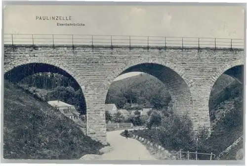 Paulinzella Eisenbahnbruecke *