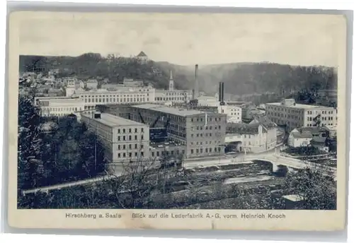 Hirschberg Saale Lederfabrik *