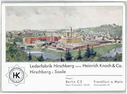 Hirschberg Saale Lederfabrik *