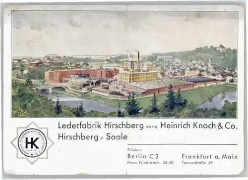 Hirschberg Saale Lederfabrik x