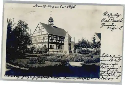 Priessnitz Bad Lausick Gemeinde Rathaus x