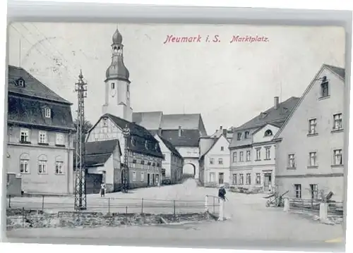 Neumark Sachsen Marktplatz x