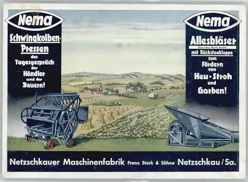 Netzschkau Maschinenfabrik Nema Franz Stark *