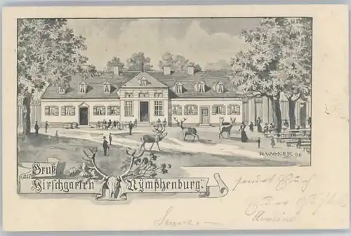 Nymphenburg Kuenstler R. Wagner Kirschgarten x