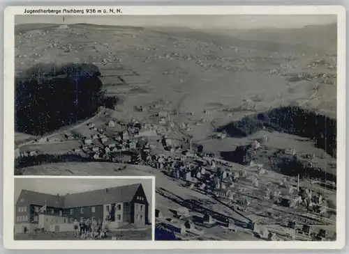 Sachsenberg-Georgenthal Fliegeraufnahme Aschberg Jugendherberge x