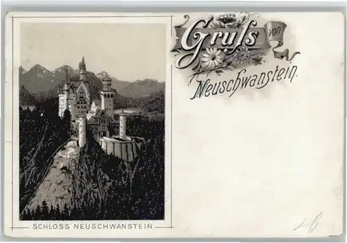 Schloss Neuschwanstein Schloss Neuschwanstein  x / Fuessen /Ostallgaeu LKR