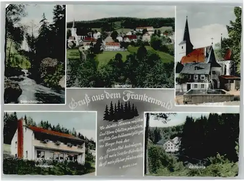 Schindelwald Pension Steinachklamm Grafengehaig Rehbachtal *