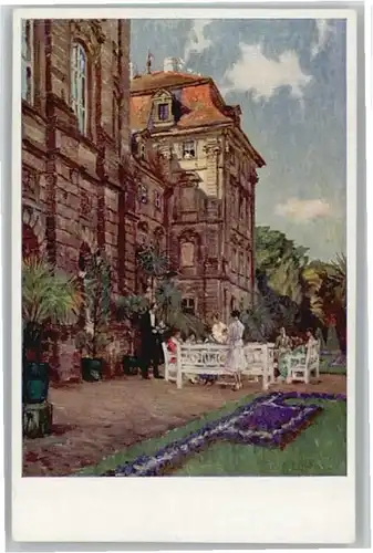 Pommersfelden Schloss Kuenstler Fritz Beckert *