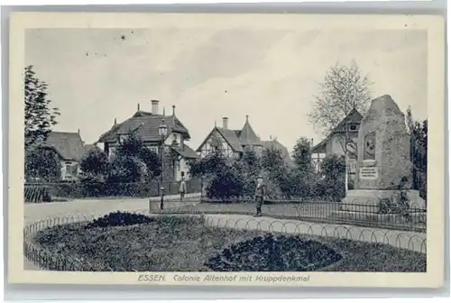 Altenhof Essen Kolonie Krupp-Denkmal x