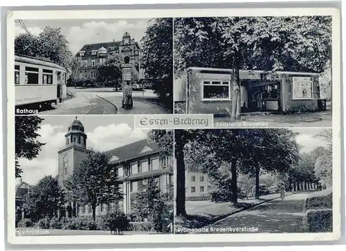 Bredeney Rathaus Endstelle Schule x