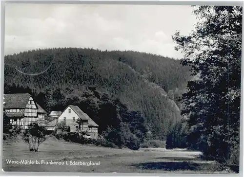 Frankenau Hessen Frankenau Wese Muehle x / Frankenau /Waldeck-Frankenberg LKR