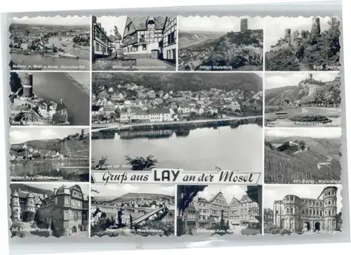 Lay Mosel Weinhexenbrunnen Kobern Niederburg Marienburg Burg Bischofstein Schloss *