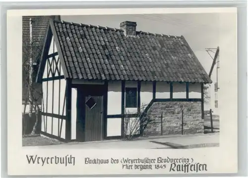 Weyerbusch Backhaus *